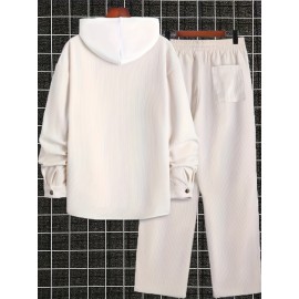 Contrasting Checkered Men's Shirt Top Turn-Down Collar Long Sleeve Closure Male Casual Shirt For Men Daily Vacation Streetwear