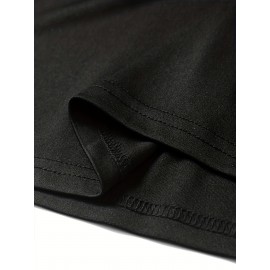 Jumping In Beer Print T-shirt, Men's Casual Street Style Stretch Round Neck Tee Shirt For Summer