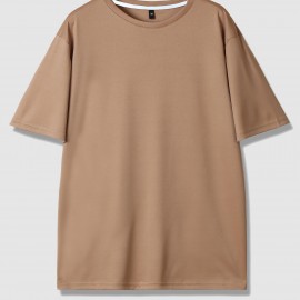 Men's Breathable Moisture-wicking Short Sleeve T-shirt For Spring And Summer