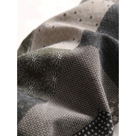 Men's Casual Stars Print Trendy Cotton Jean Shorts Shopping Dating Mid Pants