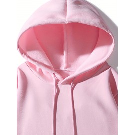 Hoodies For Men, Solid Color Hoodie, Men's Casual Pullover Hooded Sweatshirt With Kangaroo Pocket For Spring Fall, As Gifts